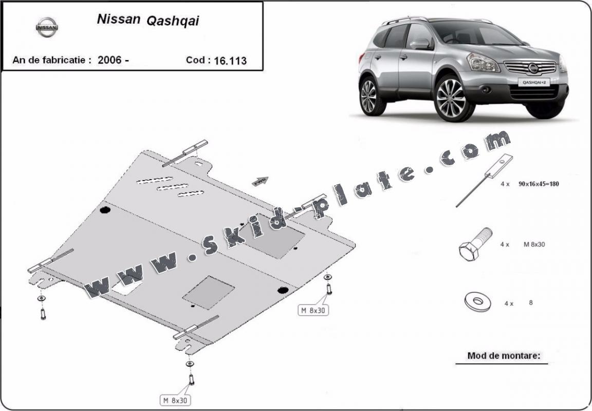Skid Plates Off Road suitable for NISSAN QASHQAI (J10) (2007-2010)