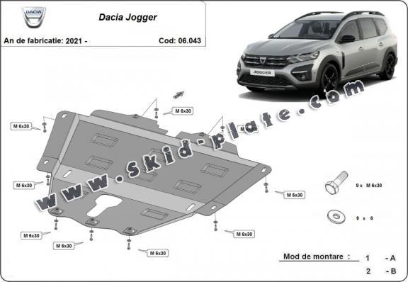 Dacia Steel Skid Plate