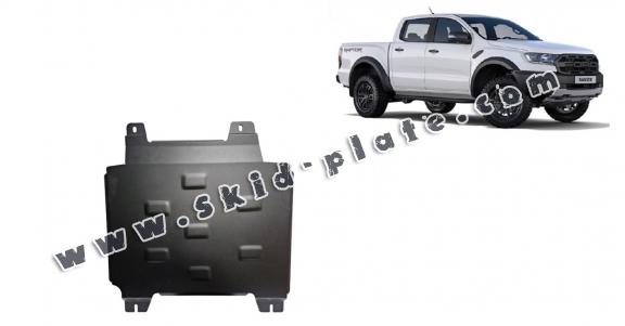 Steel gearbox skid plate for Ford Ranger Raptor