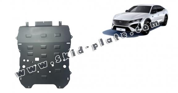 Steel skid plate for Peugeot 408