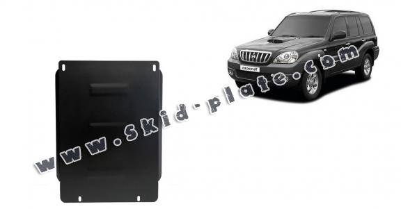 Steel gearbox skid plate for Hyundai Terracan